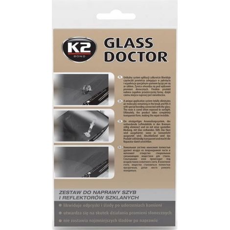 Reparación de ventanas de coche, desconchones, Glass Doctor B350