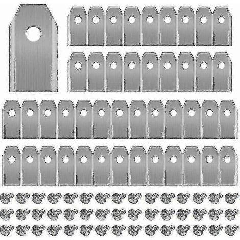 45 lames de couteau en titane pour tondeuses robotisées Husqvarna Automower Yard Force Gardena (1/5)