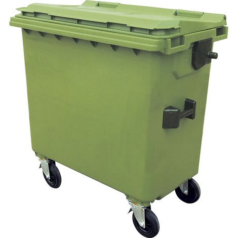 Bidone denox 23900.553 800L con ruote e coperchio sicuro
