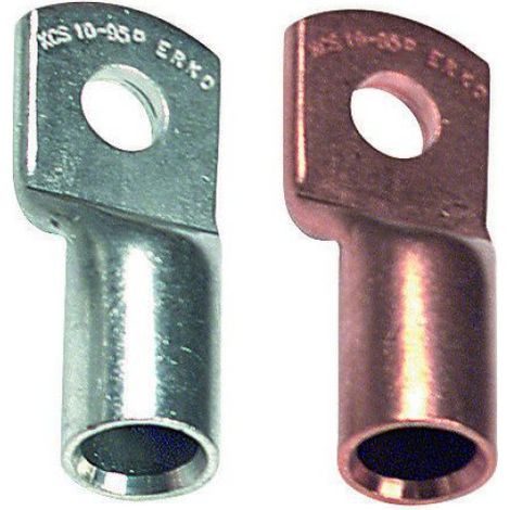 Cosse Tubulaire - Cuivre Étamé Galvaniquement - Pour Câblage Électrique - Diamètre De Fil 16-185 mm² - Lot De 1 (1/2)