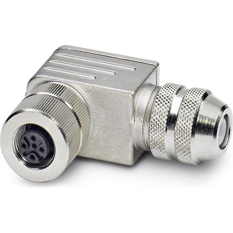Phoenix Contact 1430433 Sensor-/Aktor-Steckverbinder, unkonfektioniert M12 Buchse, gewinkelt  Polzah