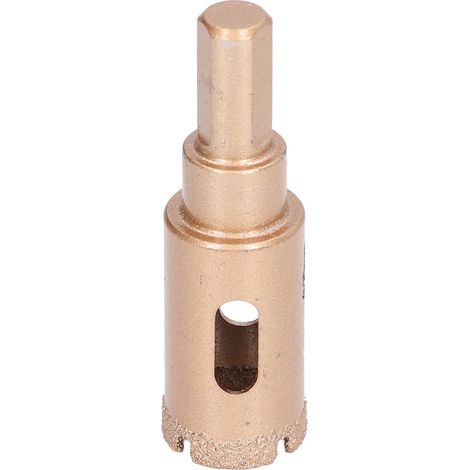 Forets diamantés brasés pour scie cloche, verre, granit, marbre et carrelage céramique, 20 mm