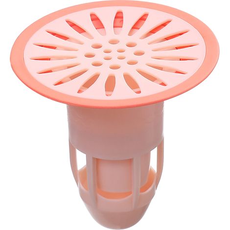 Rückschlagsicherer und geruchsdichter Stöpsel für Waschbecken/Dusche – TPR/ABS – 8 x 7 x 2 cm – Grün/Rosa/Schwarz/Weiß – 1 Stück