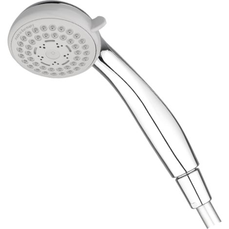 Schläfer 8196000 Manopola Doccia G 1/2 pollici, Diametro 75mm, Soffione Doccia Cromato 3 Modalità Spray, Doccetta Universale Köln-3 Soffione Multigetto 3-getti Massaggio, Doccia, Normale (1/5)