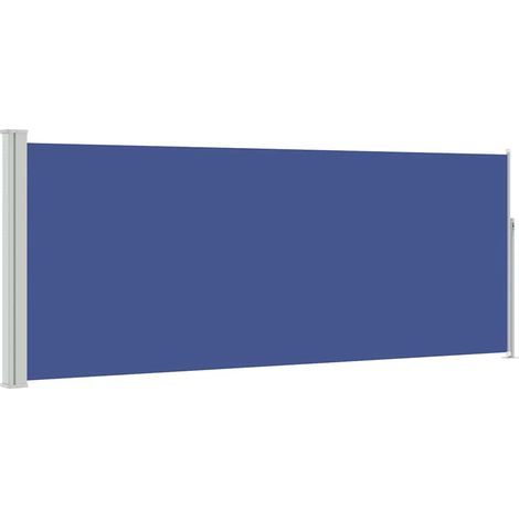 Tenda da Sole Tenda parasole Laterale Retrattile 120 x 300 cm Blu (1/5)