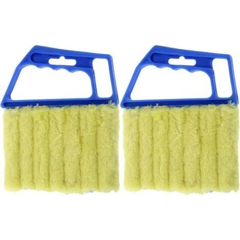 Blue Glass Cleaning Brushes, Air Conditioning Outlet Dusting Brush, Vacuum Cleaner Cleaning Brush, Washable (1/4)