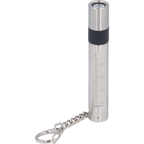 Lampe torche LED portative 500LM, 3 modes, étanche, multi-usages, avec échelle et porte-clés, pour intérieur et extérieur. (1/5)