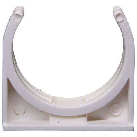 Ahlsen PVC Eau Tuyau 50mm Pinces Clips Apte pour 50mm/1,97" OD TV Plateaux Tubes Tuyau Cintre SuPPort Pex Tubes 100Pcs,blanc (1/5)