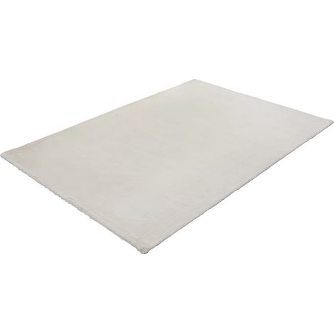 Tappeto shaggy a pelo lungo effetto pelliccia 200 x 290 cm Beige - BUNNY (1/5)