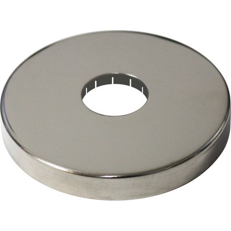 Anquier – Rosace mono inox chromé 12/17 – Diamètre extérieur 12mm – Pour sorties de cloison Starfix M3/8" – Usage professionnel