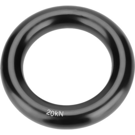 12 mm 20 kN Aluminium-Multifunktions-Kletterring, externer Abseilkarabiner, O-Ring zum Klettern. (1/5)