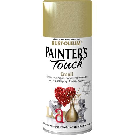 Rust-Oleum Acryl Lackspray 150 ml metallic gold Kreidefarbe