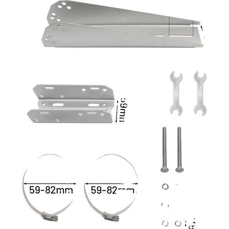 Solarmodul-Montagehalterung, verstellbar, langlebiger Edelstahl, Kleine Größe (1/2)