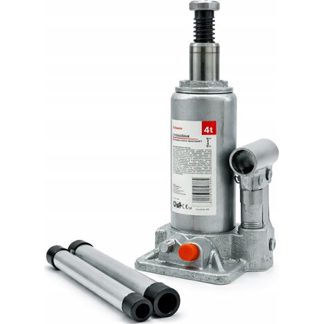 Cric hydraulique pour voiture, 4 t, 180-340 mm, cric bouteille (1/5)