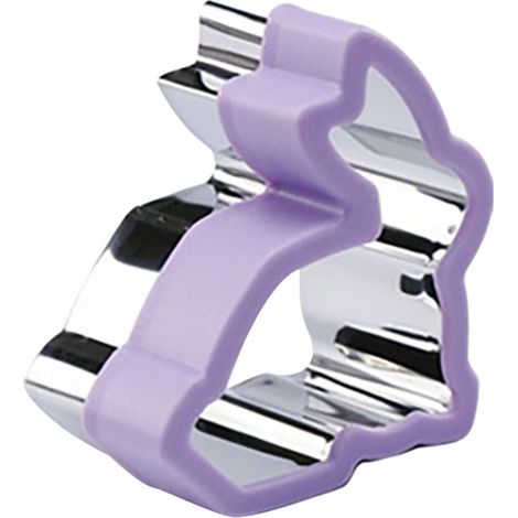 Emporte-pièce Pâques - 10 Formes Festives Œuf Poussin Lapin Carotte - Pour Biscuits Gâteaux Pâtisseries Légumes - En Plastique Alimentaire - Lot de 1 (1/3)