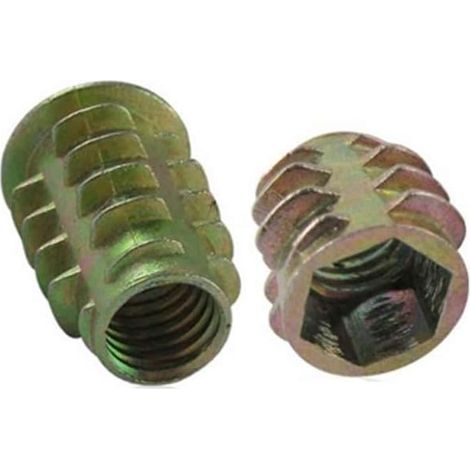 50 écrous M615 pour meubles et armoires, filetage intérieur (1/2)