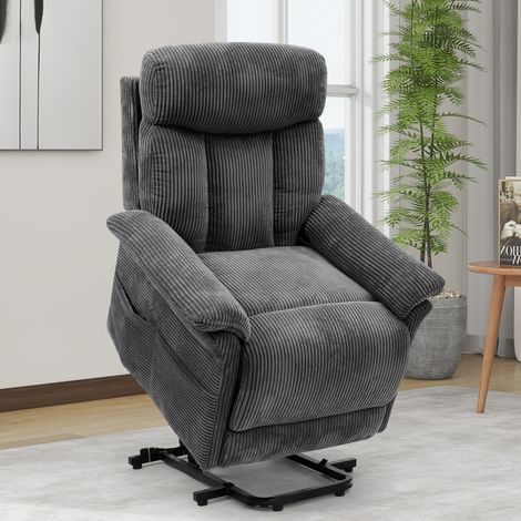 Neche Fauteuil Releveur Électrique pour Personnes Âgées Gris,Fauteuil de Relaxation avec Repose-Pied Ajustable,Utilisation Simple (1/5)