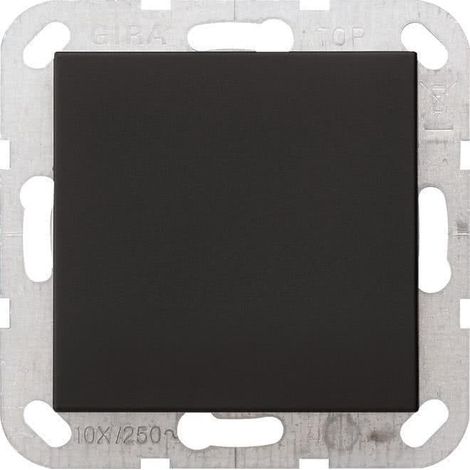 Gira Copr. cieco Supporto Sist. 55 Nero m [0268005], 0268 005