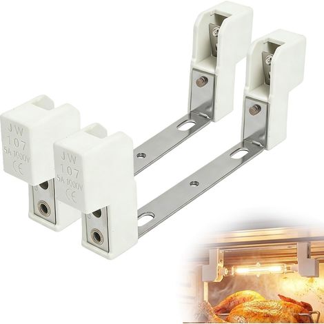 Douille R7S de 118 mm, Douille pour Lampe R7S 118mm, compatible avec les Appliques Murales, les Projecteurs, les Lampadaires et les Plafonniers, Blanc (1/5)