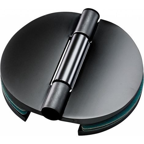 Infraworld Doppeltürband schwarz matt für 6 bzw. 8 mm Glastür Saunatür (1/5)