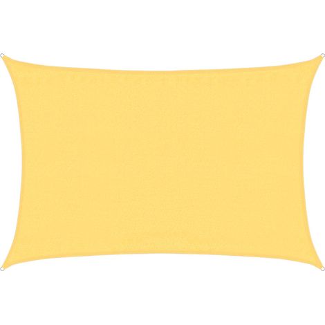 Maison Exclusive - Sonnensegel 160 g/m² Beige 3,5x4,5 m HDPE (1/5)