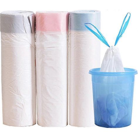 rouleaux de sacs poubelle de 15 litres, doublés et à cordon. (1/5)