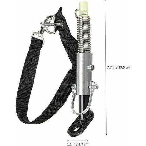 VURAHOME - Coupleur d'attelage pour remorque de vélo coudé pour la Plupart des remorques de vélo,Attache de remorque de vélo pour Les Chiens d'enfants, Accessoire de vélo (1/4)