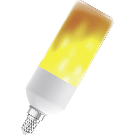LED Dekolampe Flame mit Kerzeneffekt E14 0,5W 60LM 1500K