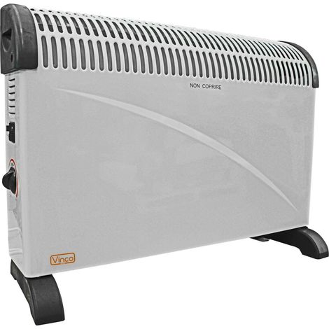 Termoconvettore Termosifone Elettrico 2000 W con Ventilazione Vinco (1/2)