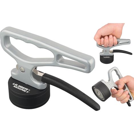 Outil de ramassage magnétique robuste, mécanisme de libération rapide, poignée ergonomique (1/5)