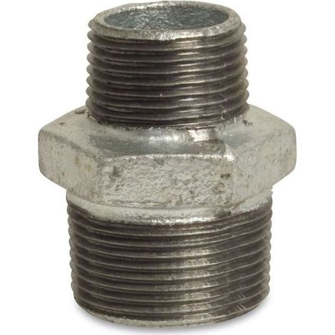 Raccord Fileté Fonte Malléable Réduction 1 1/4" x 1"