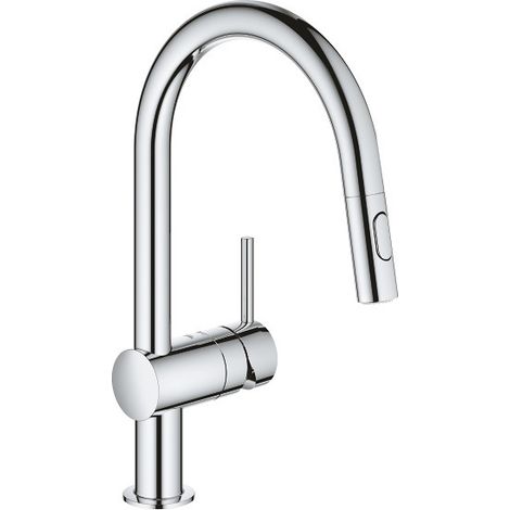 Grohe Mitigeur pour évier chromé avec bec orientable (32321002) (1/4)