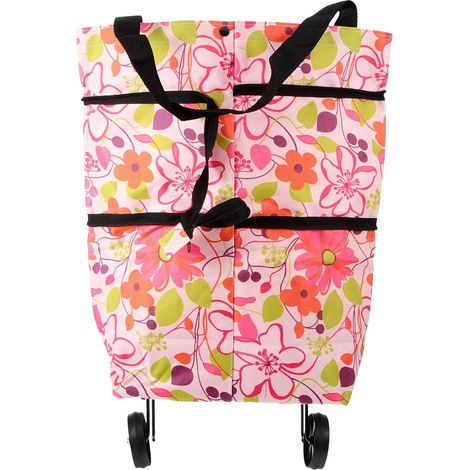 Einkaufswagen mit kompaktem Design und Rädern