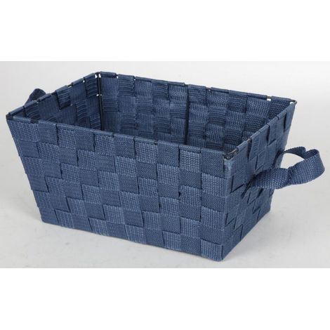 12x Aufbewahrungskorb 30x21x15cm Kunststoff Griff Körbe Haus Kiste Boxen Taschen (1/5)