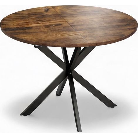 Table de salle à manger en mDF acciaio 135 x 100 x 75 cm (1/5)