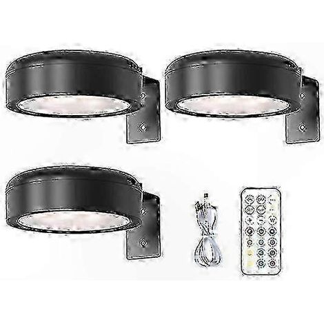 Luminaire mural sans fil avec télécommande, variateur d'intensité et 13 teintes RGB pour éclairer tableaux et photos. (1/5)