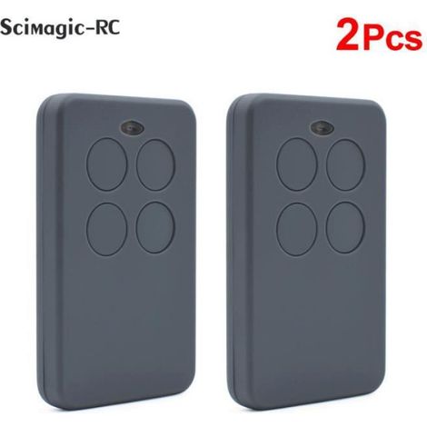 Telecommande Portail - Telecommande Porte Garage - 280-868 MHz - Balayage Automatique Copie Multi-Frequence - 2 Unites