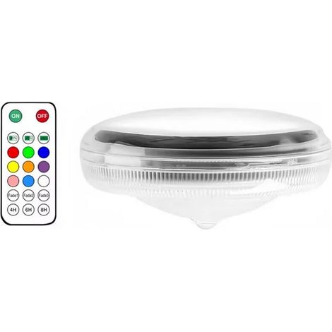 TrAdE Shop Traesio - Lampada Galleggiante Luce Rgb Con Pannello Solare Illuminazione Per Piscina Ip67 Yh1401-rgb - (1/5)
