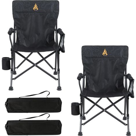 Symino Campingstuhl Faltbar mit Atmungsaktivem Nylonnetz - Anglersessel klappbar - Tragbarer Bequem Klappstuhl Gartenstuhl Relaxsessel Sessel Belastbarkeit bis 150 kg