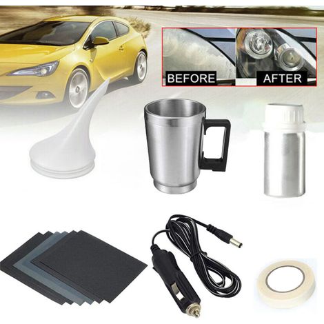 Kit de Rénovation de Phares Auto - Nettoyant Optique, Polissage et Réparation de Phares Voiture, Kit de Lustrage DIY pour Redonner de la Clarté aux Lampes (1/5)