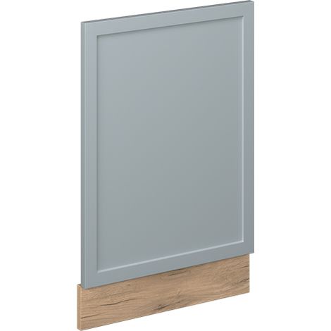 Panel frontal Fame-Line, Azul claro-gris, 45 cm sin encimera, Vicco