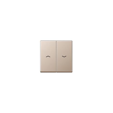 Jung Bilanciere doppio, con simboli freccia, termoindurente verniciato, serie A, champagne A 595 P CH
