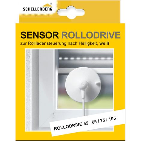 Schellenberg 22720 Sensore solare per RolloDrive 55, 65, 75 e 105, 0,75 m (1/4)