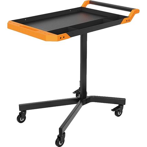 Banc de Réparation Automobile, Hauteur Réglable, Design Multifonctionnel, Noir (1/2)