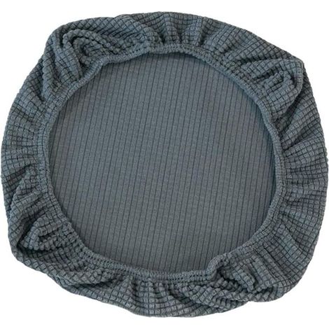 Housses de siège extensibles et amovibles pour chaises de bureau, chaises de salle à manger, décoration de mariage (gris) (1/5)