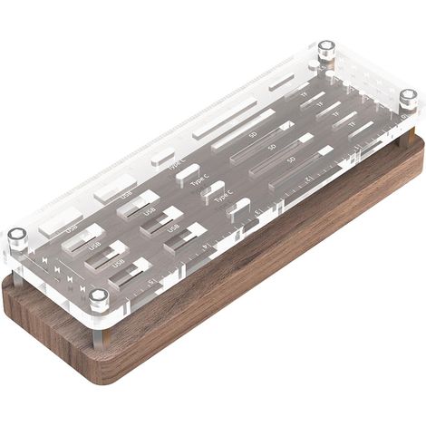 Aufbewahrungsbox für SDTF-Karten, CF-Speicherkarten-Organizer, Schreibtisch-Aufbewahrungsbox, Halter für SIM-Karte und USB-Stick. (1/5)