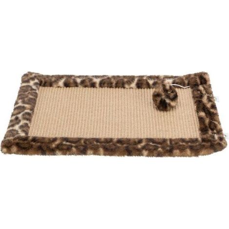 Tapis à griffer TRIXIE Leo 55 x 35 cm Sisal imprimé léopard (1/4)