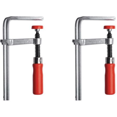 Bessey Tischzwingen-Set GTR Spannweite 120 mm Ausladung für Führungsschienen VE2