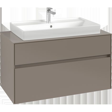Villeroy & Boch Collaro Meuble sous-lavabo, lavabo au centre,