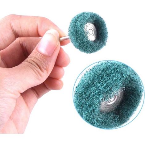 Grity Finition Buffs Abrasif Buffs Roues de polissage Ensemble Outil Rotary pour le meulage de polissage Roue à roue abrasif Set 50pcs 3mm, tête de meulage (1/2)